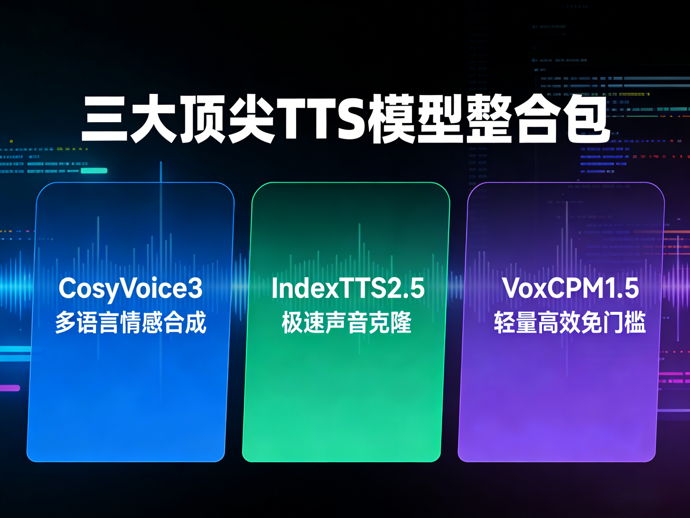 三个AI语音克隆整合包 B站+阿里+清华大学语音克隆本地包